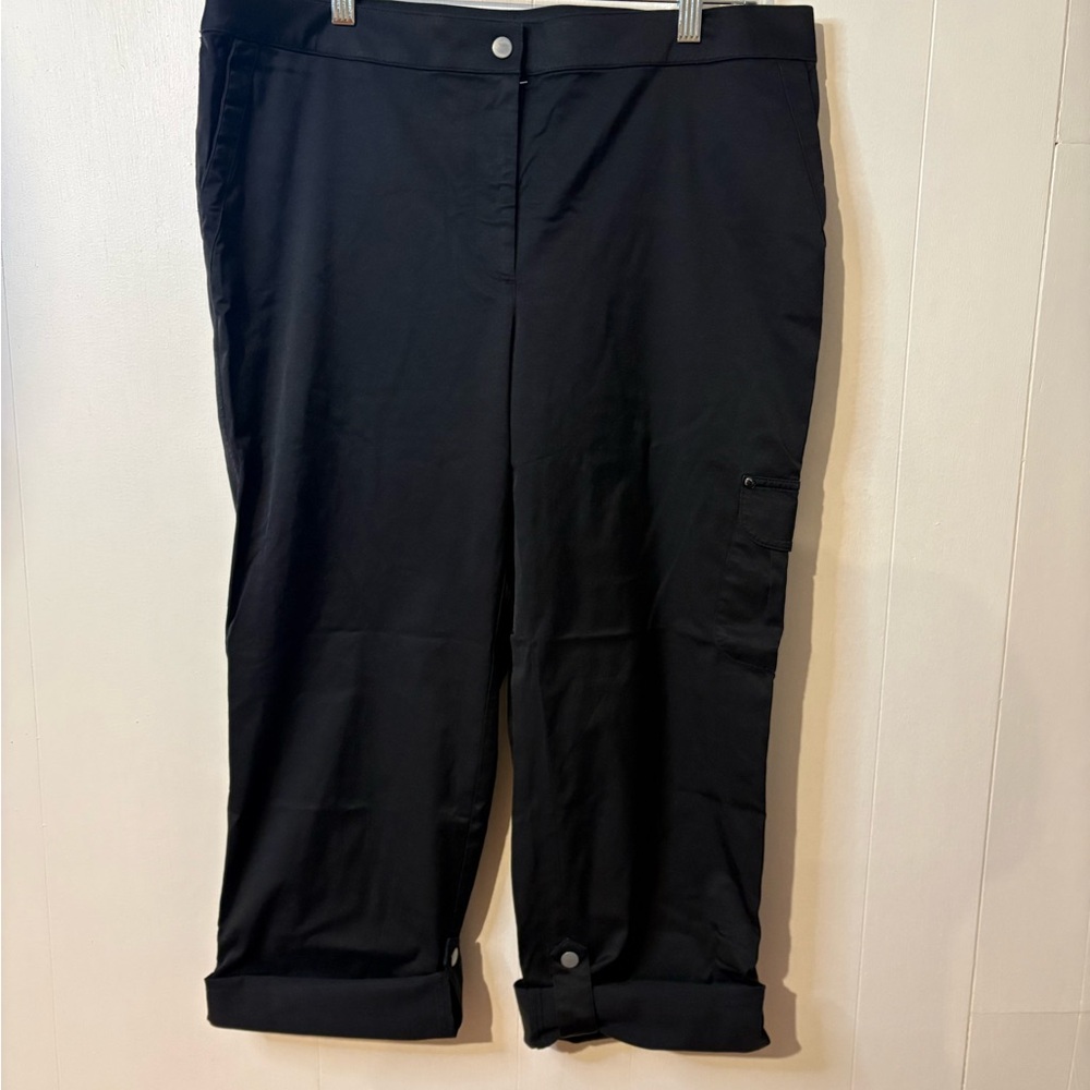 Black Womens  Zenergy Capri Pants